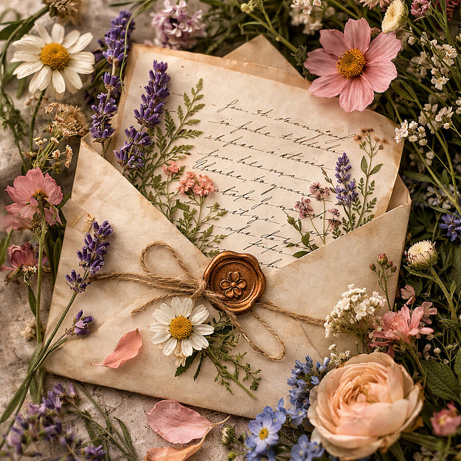 Shop floral letters